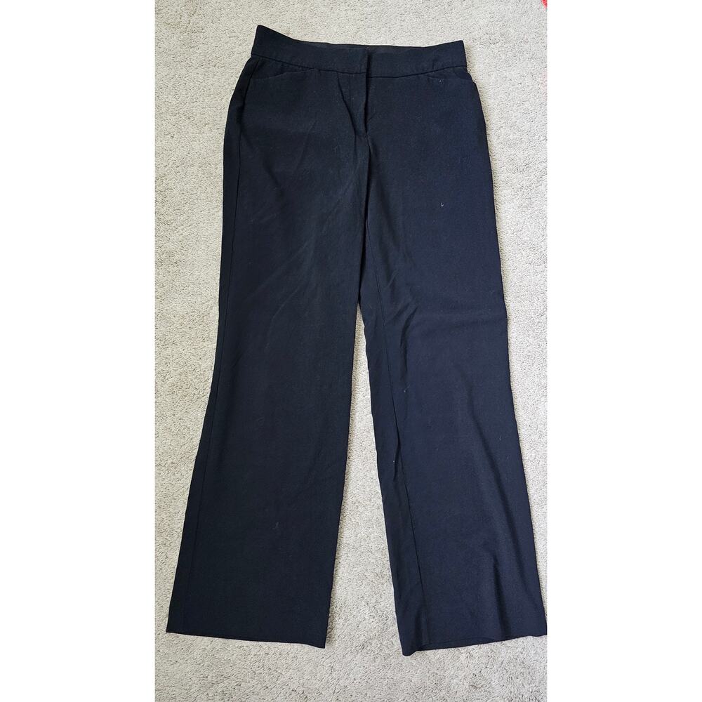 Dana Buchman Women Size 8 Black Career Business Casual Dress Pant Slacks Rn73277